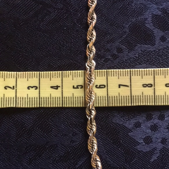 10k Gold Rope Bracelet - Picture 7 of 8